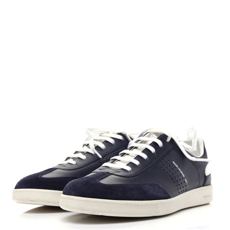 B01 Sneaker Blue Smooth Calfskin and Suede 